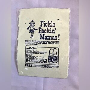 Farmhouse/Country/Vintage “Pickle Lovers” Kitchen Wall Decor OS